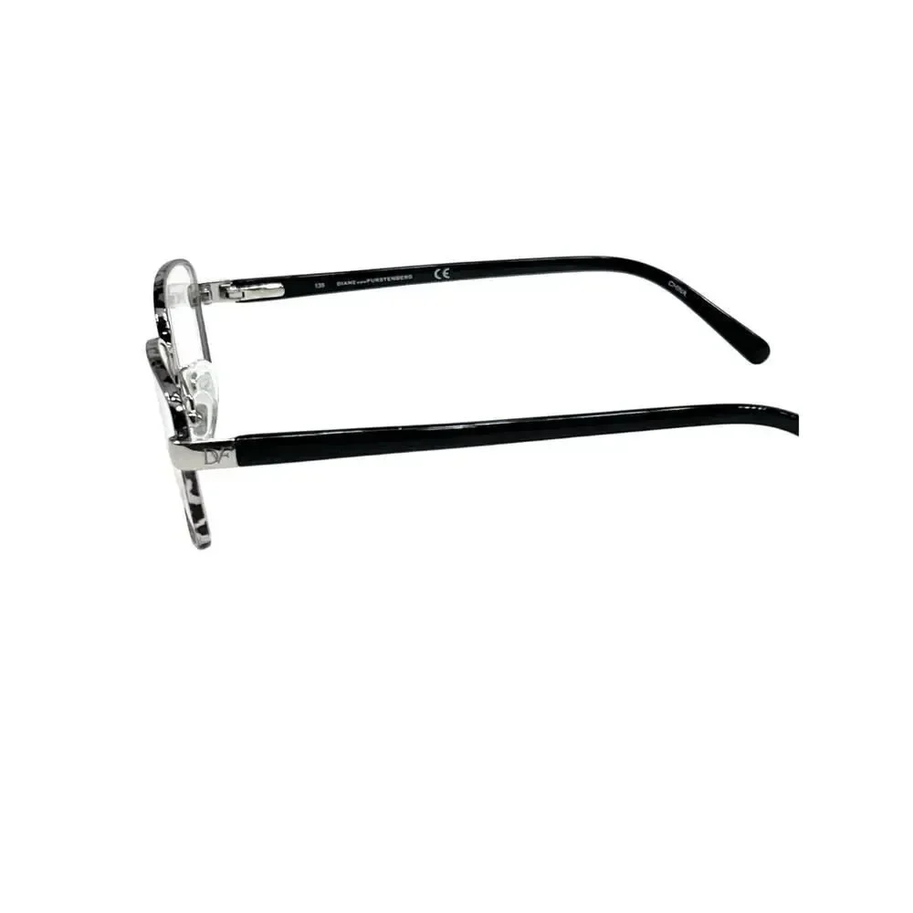 NEW Diane von Furstenberg DVF 8052 001 Marbled Gray Eyeglasses Frames 52-17-135